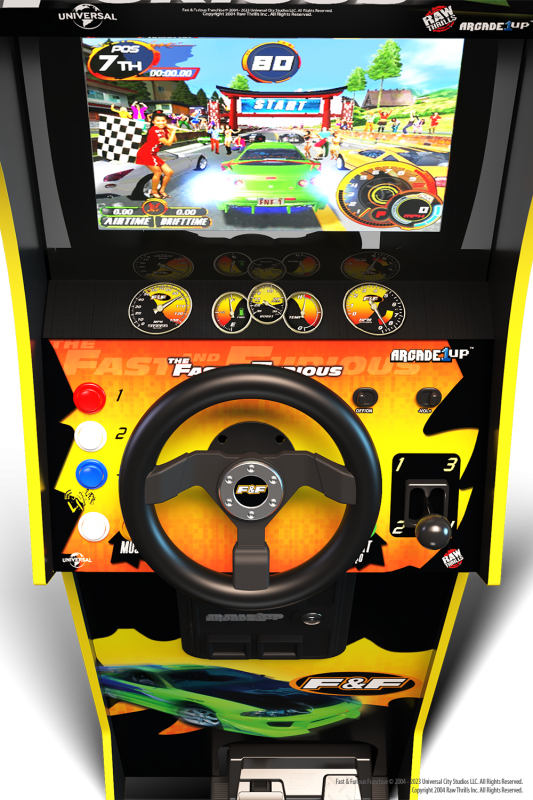 Arcade1Up The Fast & The Furious Deluxe Arcade Machine - Arcade 1up ...