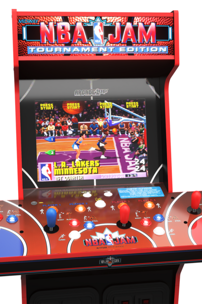 Arcade1Up Nba Jam 30Th Anniversary Deluxe Arcade Machine - Arcade 1up ...