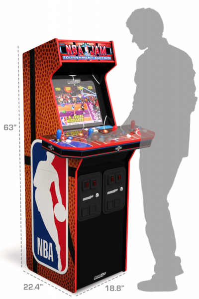 Arcade1Up Nba Jam 30Th Anniversary Deluxe Arcade Machine Arcade 1up® Arcade